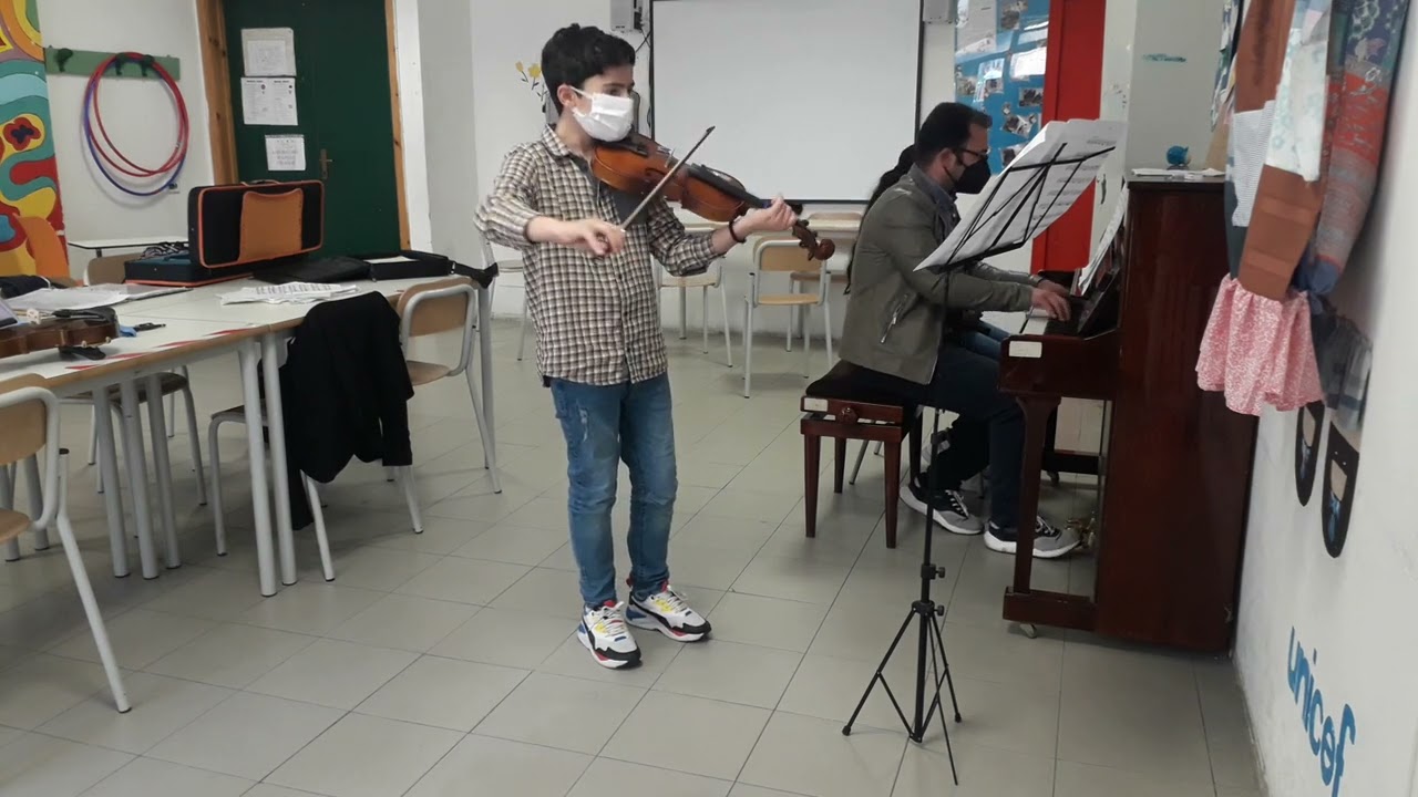 Simone Bagolin, II D, Allegro moderato, concertino per violino di FerdinandKuchler, Op. 15