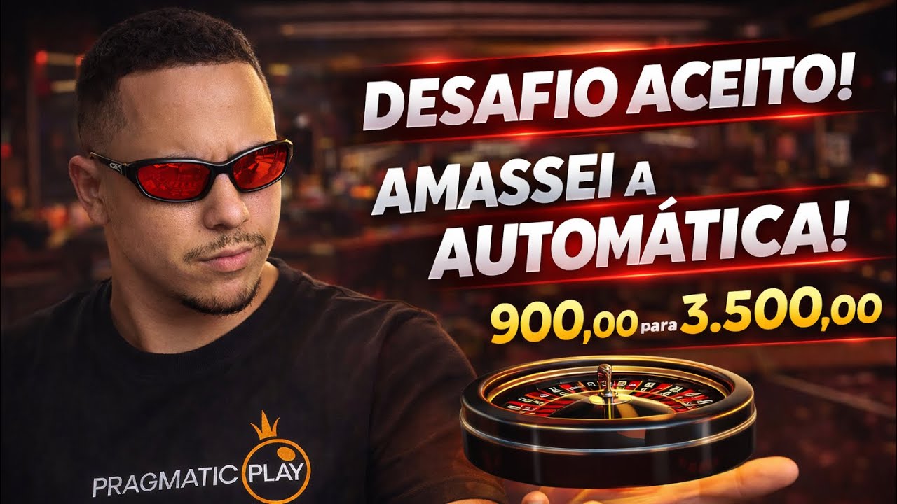 DE R$900 PARA R$3.500 🦅 NA ROLETA AUTOMÁTICA 😱 | DESAFIO AO VIVO
