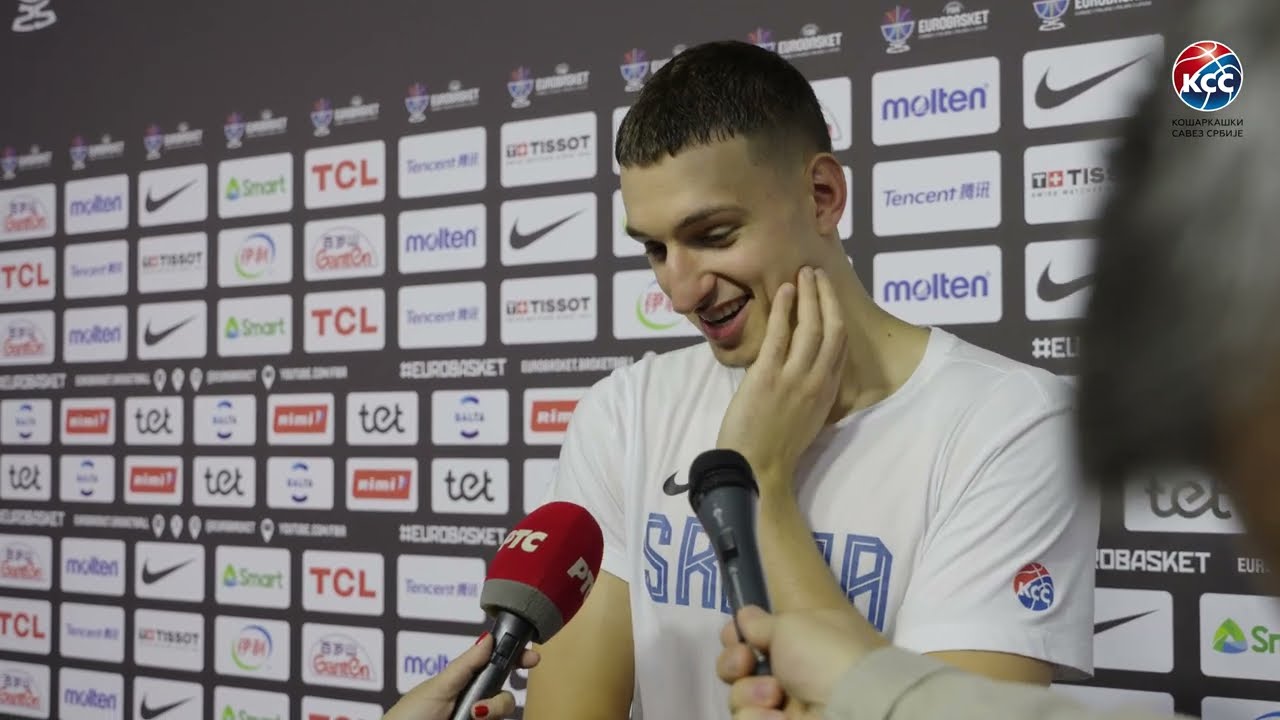 Nikola Jović nakon prvog treninga u Rigi
