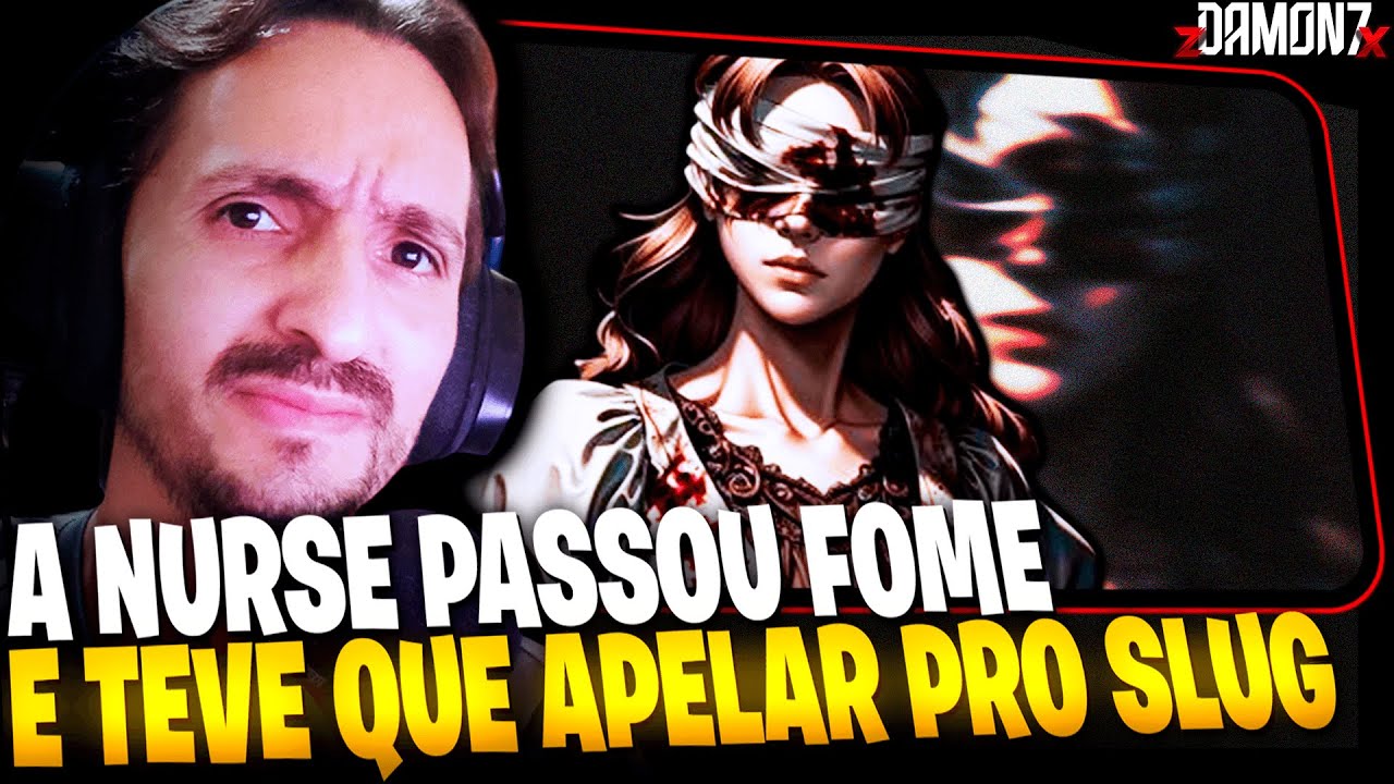 TOP 1 NURSE BR Teve que Apelar pro SLUG Depois de passar SUFOCO - REACT - Dead by Daylight