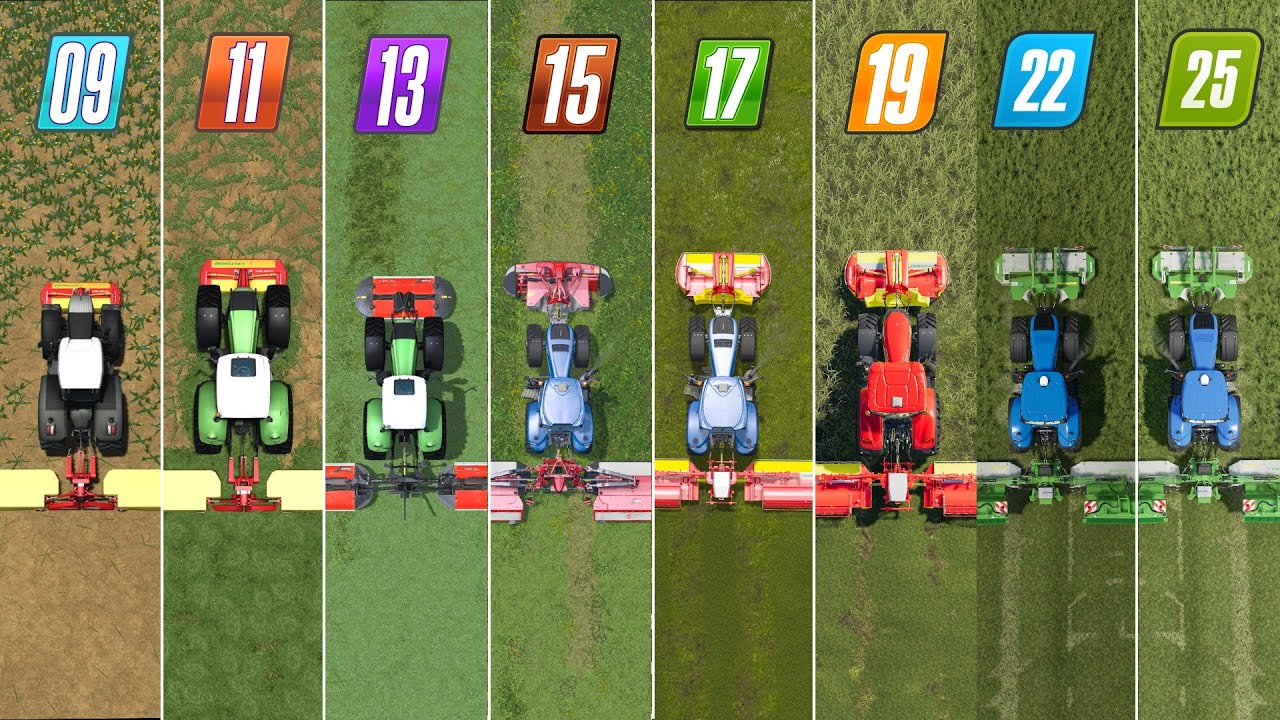 Fs09? vs Fs11? vs Fs13 vs Fs15 vs Fs17 vs Fs19 vs Fs22 vs Fs25 | Grass Cut
