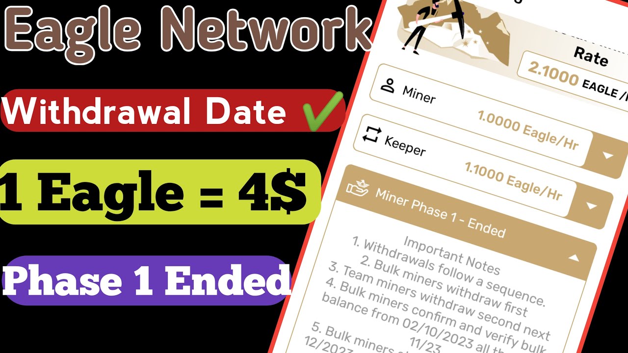 Eagle Network Withdrawal Update 🔥|| Eagle Network Price Prediction 😲|| Eagle Network Token Listing