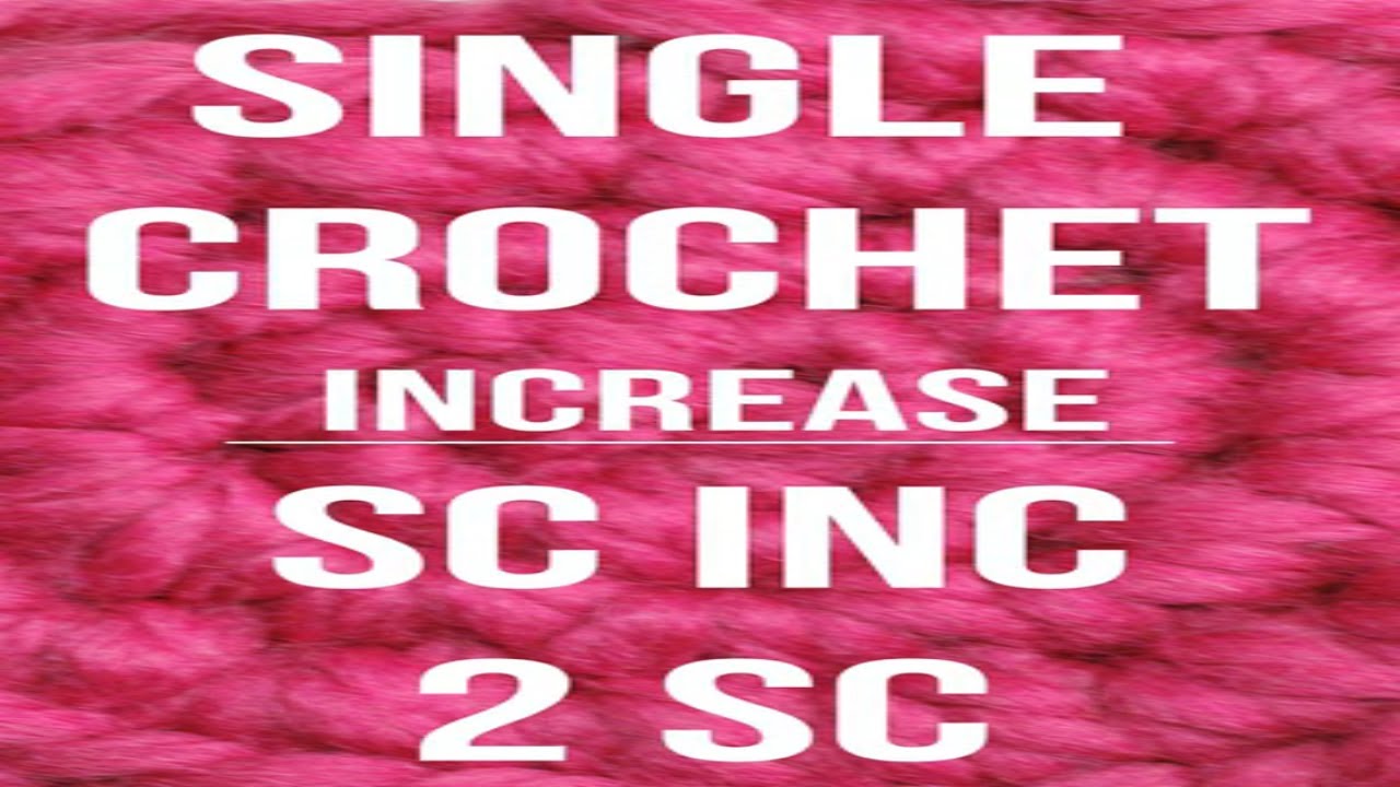 СБН или 2СБН &mdash; прибавка столбиков без накида (#singlecrochetincrease #increasesinglecrochet #sc #...