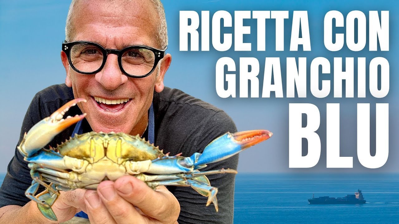 GRANCHIO BLU Ricetta Pazzesca !!! Come pulire e Cucinare il Granchio blu | Chef Max Mariola