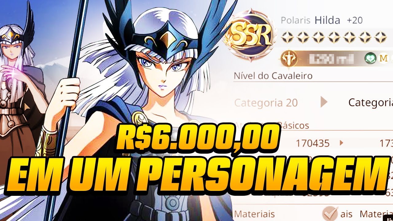 SINTAM TODO O PODER DE UMA HILDA 7 ESTRELAS | Saint Seiya EX