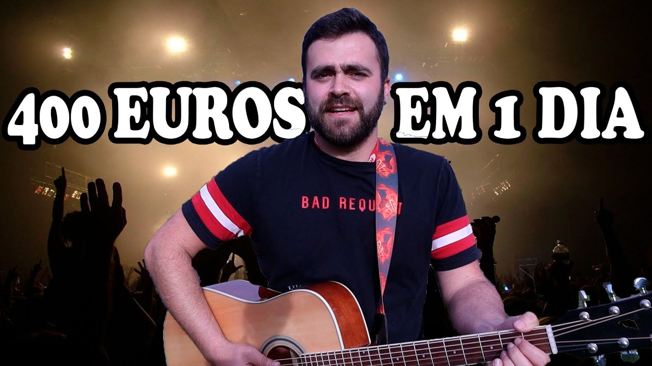 ABSURDO quanto ele ganha tocando na rua em PORTUGAL, músico de rua