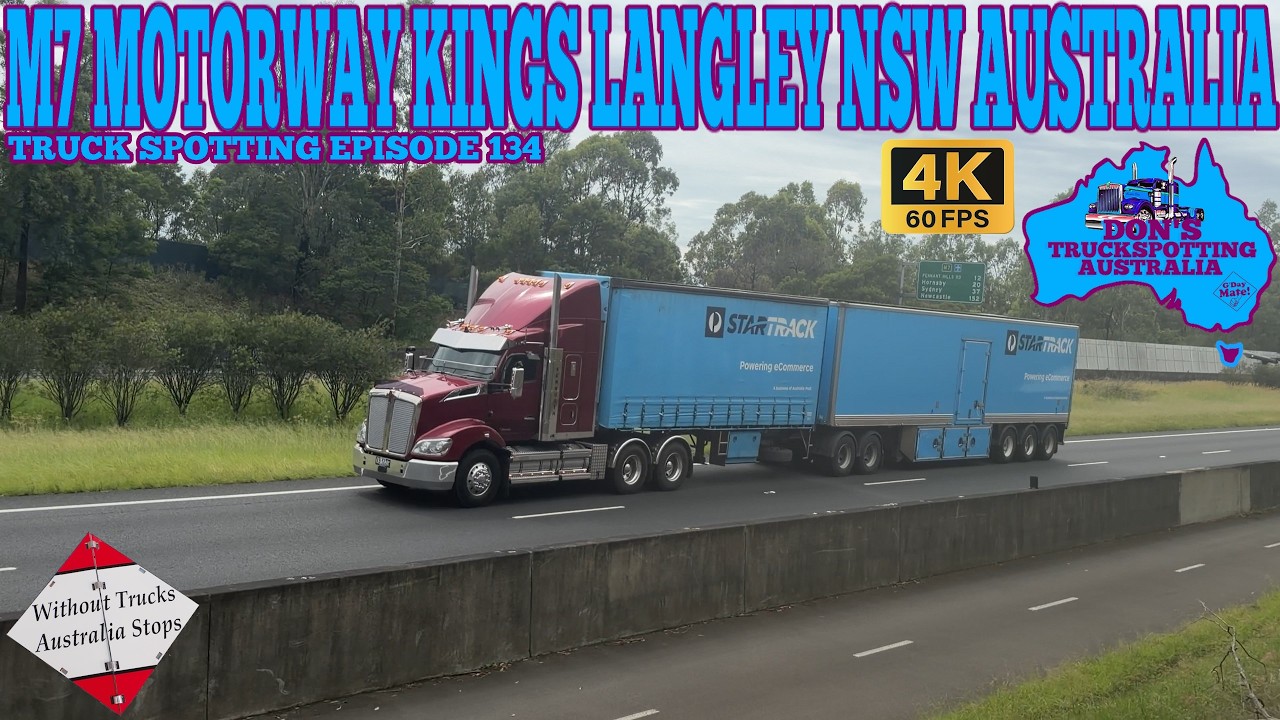 Don's Aussie Truck Spotting Episode 134 M7 Motorway Kings Langley NSW #truckspotting #australia