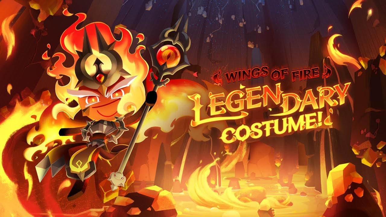 Wings of Fire 🔥🪽 Fire Spirit Cookie's Legendary Costume is here!