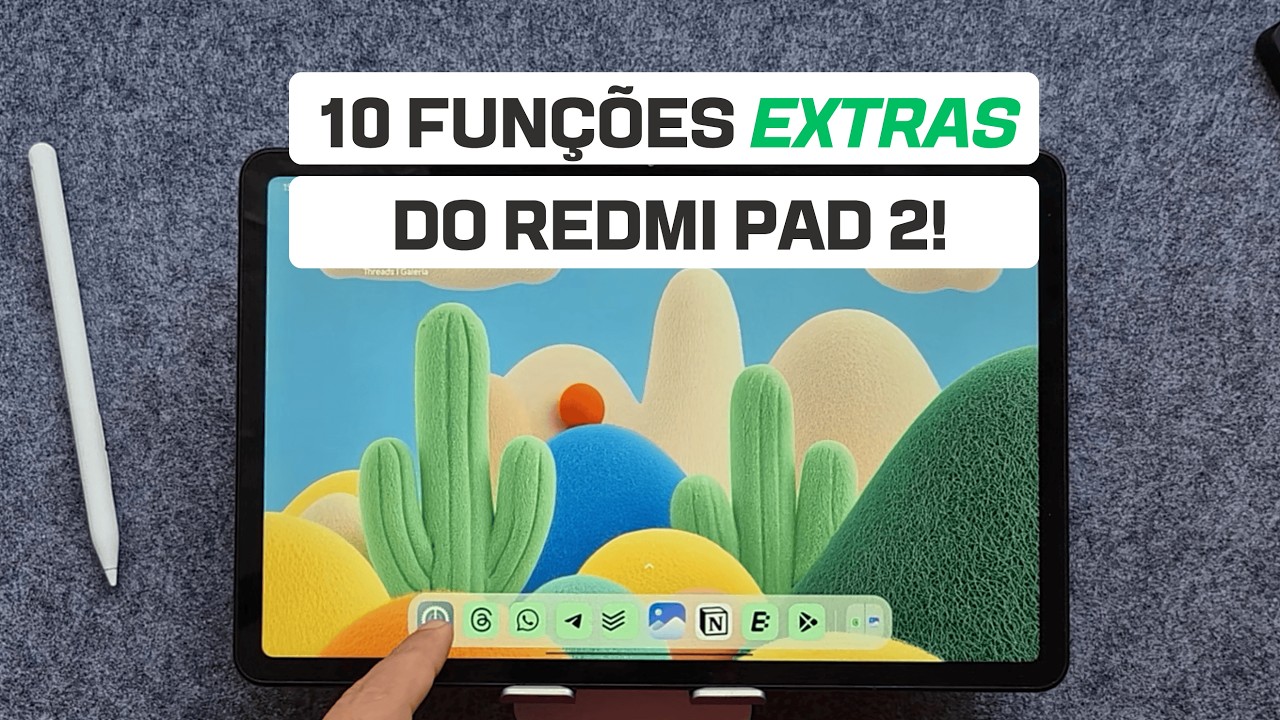 10 Recursos EXTRAS do Redmi Pad 2 pra vão te SURPREENDER! #Redmipad2 #redmipadpro