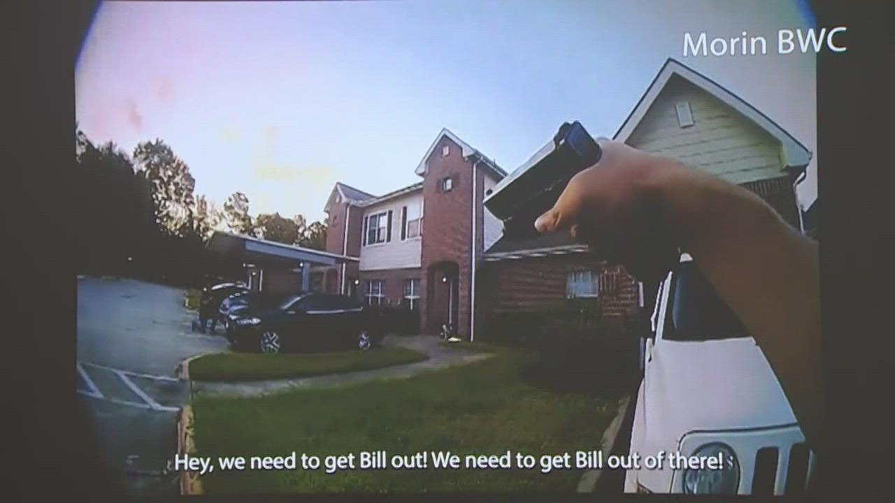 HPD releases bodycams of two officers shot with gun rigged as mini machine gun