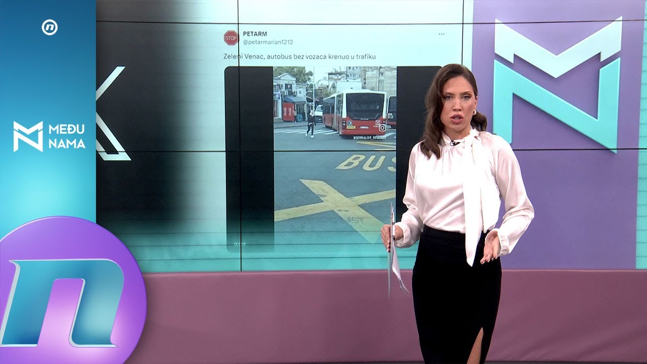 MN@: Autobus bez vozača udario u kiosk