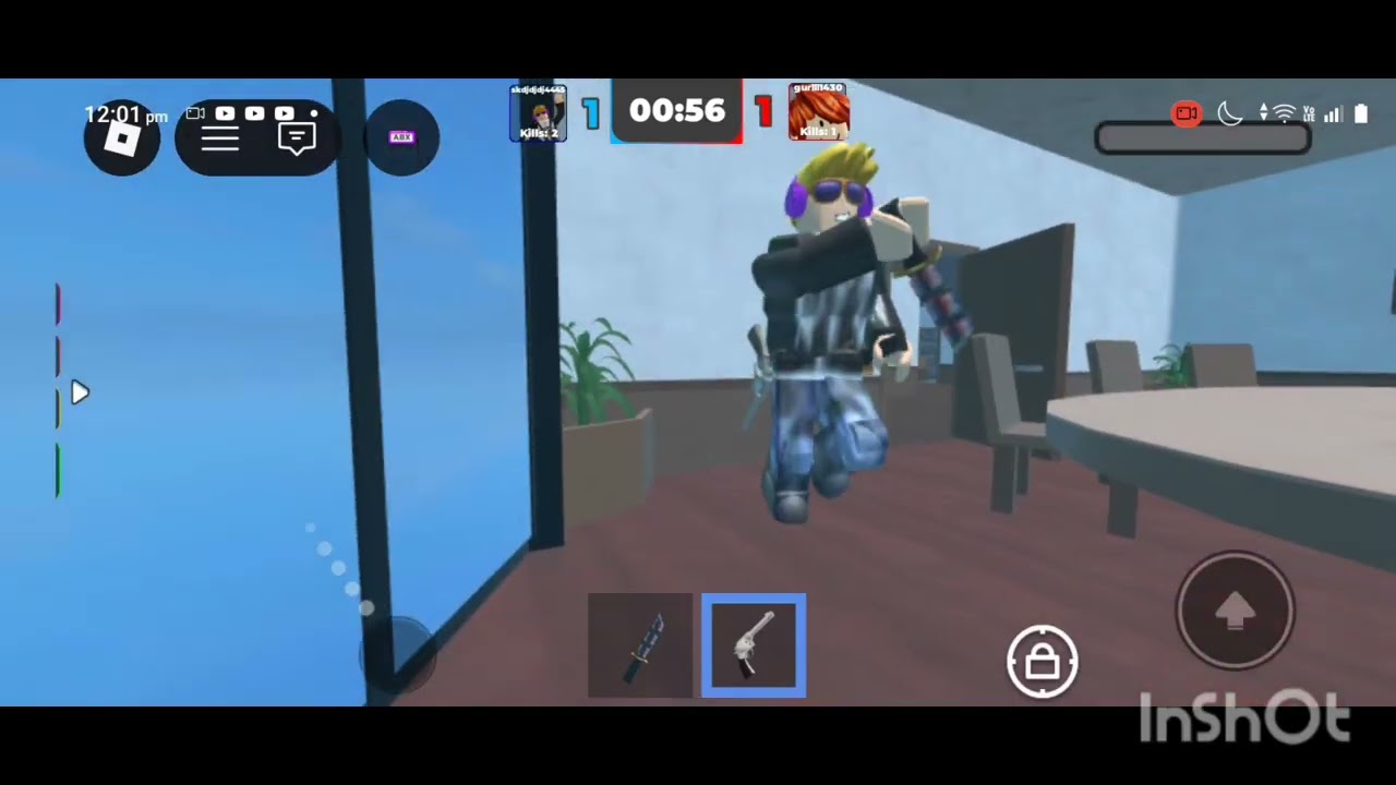 Playing with my Roblox brother [DUELS] mur and shariff 👁️👄👁️💢💅🏻 #roblox 