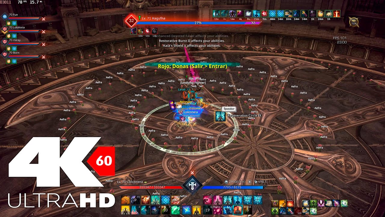 TERA MT: The Dream - Forbidden Arena [Hagufna]  Priest POV - 4K60fps (GTX 1660 Super)