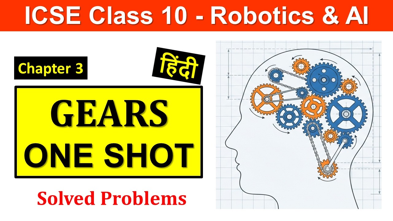 Introduction to Gears | One Shot Revision | ICSE Class 10 Robotics & AI | Board Exam 2026 Special