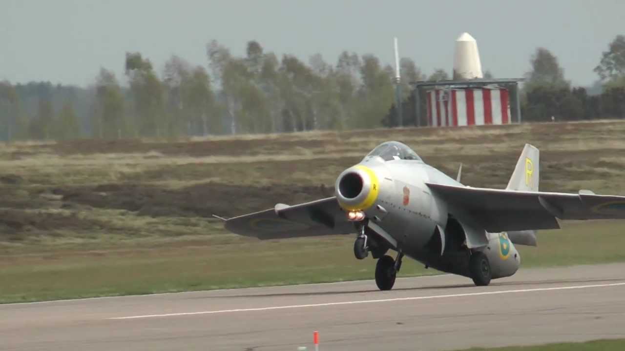 Historical Jetplanes at Ljungbyhed