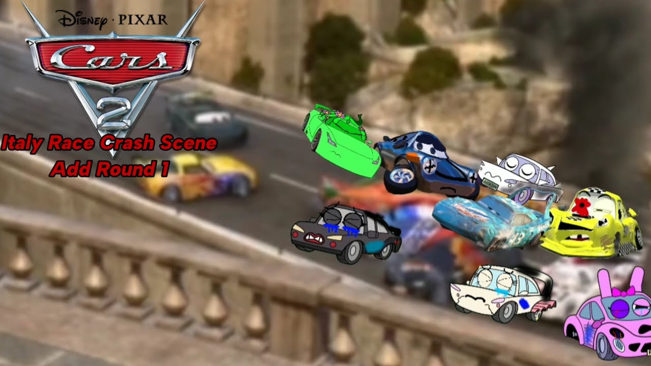 Cars 2 Italy Race Crash Scene Add Round 1