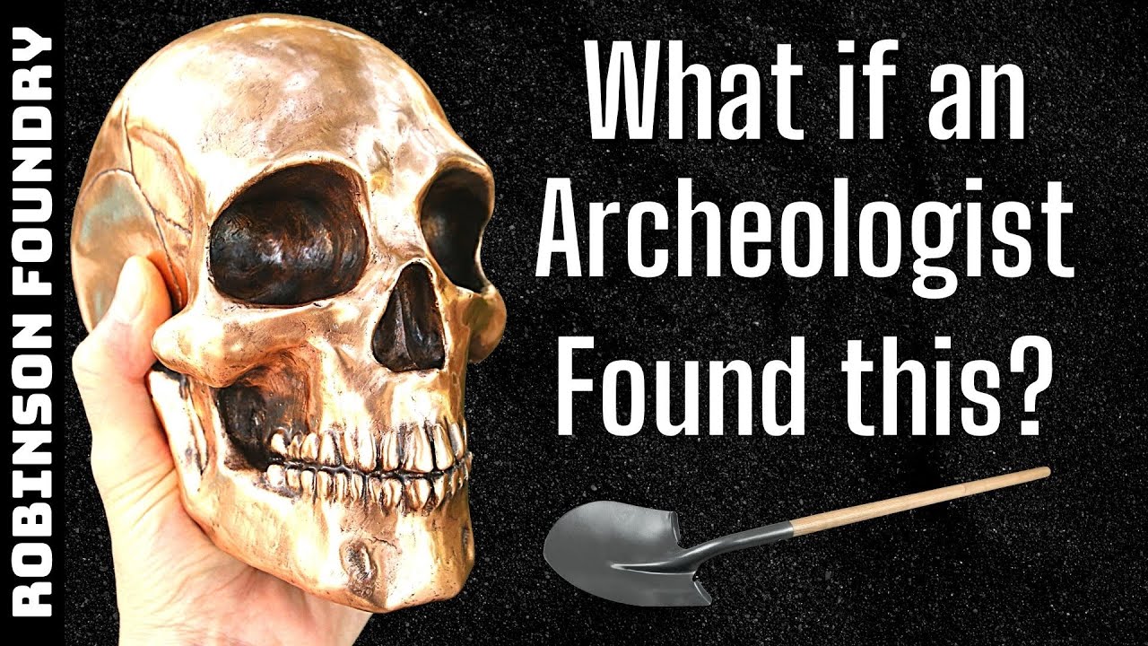 3d print to SOLID BRONZE SKULL - Lost PLA metal casting