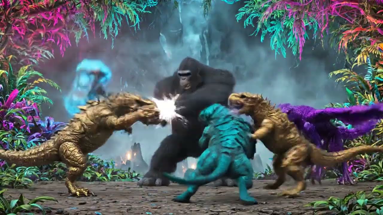 king kong dragon and elephant fight each other 95 ultimate battle