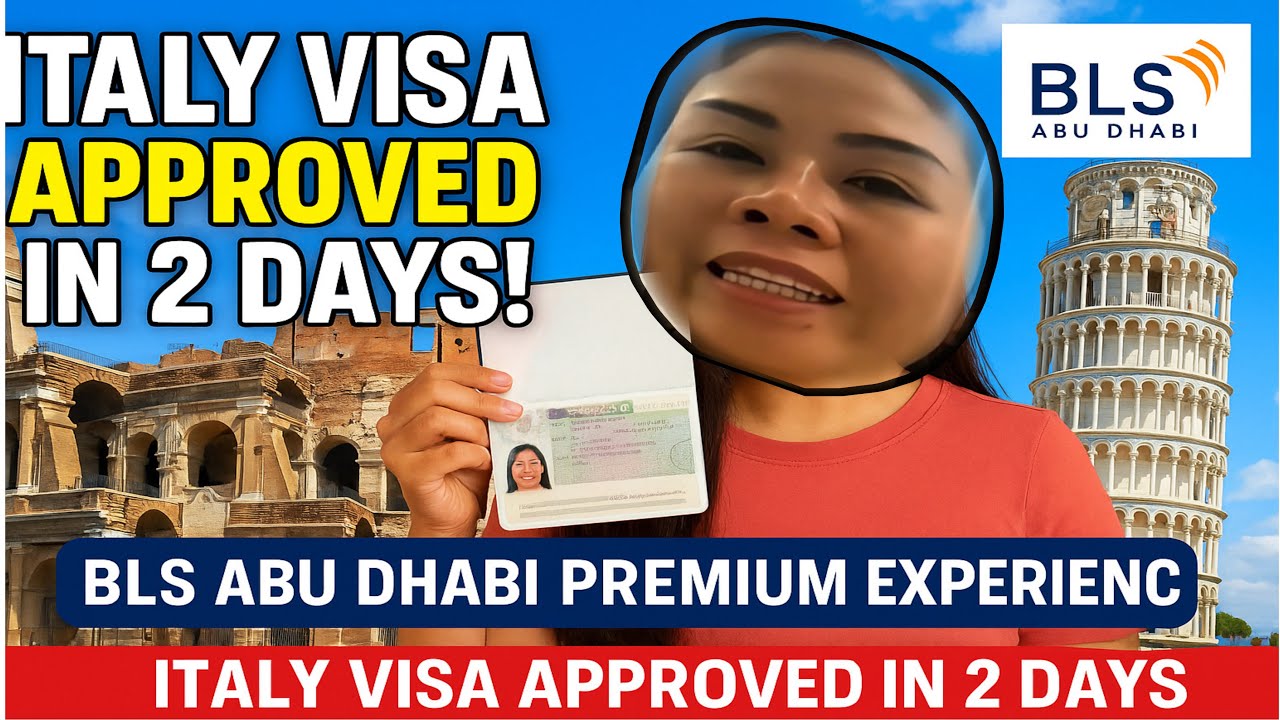 How I Got My Italy Tourist Visa in 2 Days | BLS Abu Dhabi Experience | April 30, 2025