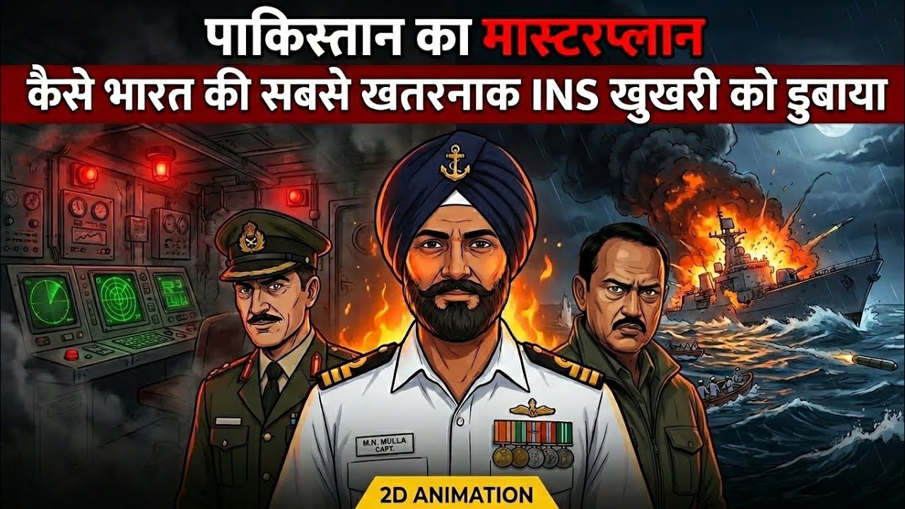 INS Khukri 1971 😱 कैसे डूबा भारतीय युद्धपोत | Captain ने जहाज़ क्यों नहीं छोड़ा?