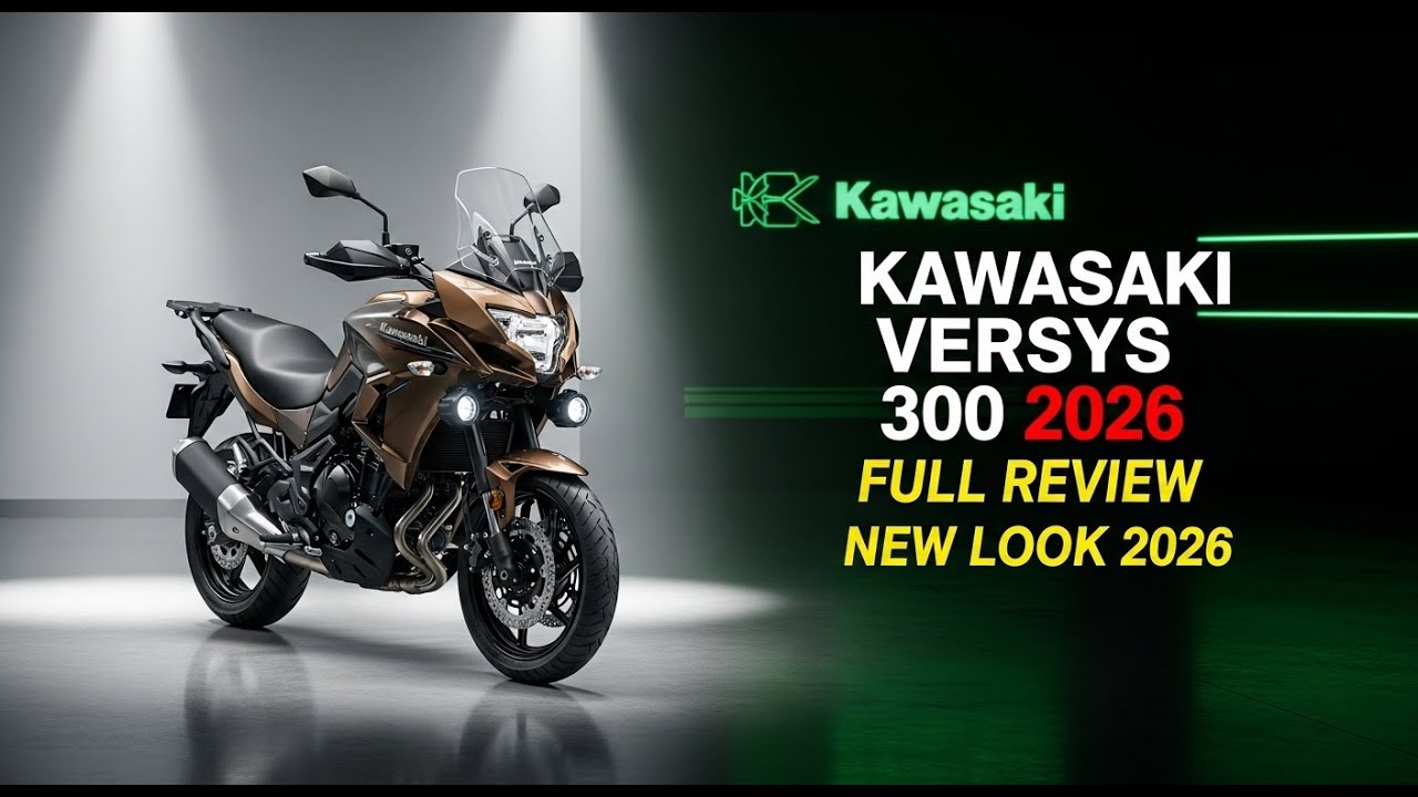 Kawasaki Versys 300 2026 – Novo Design, Motor Potente e Preço Surpreendente!