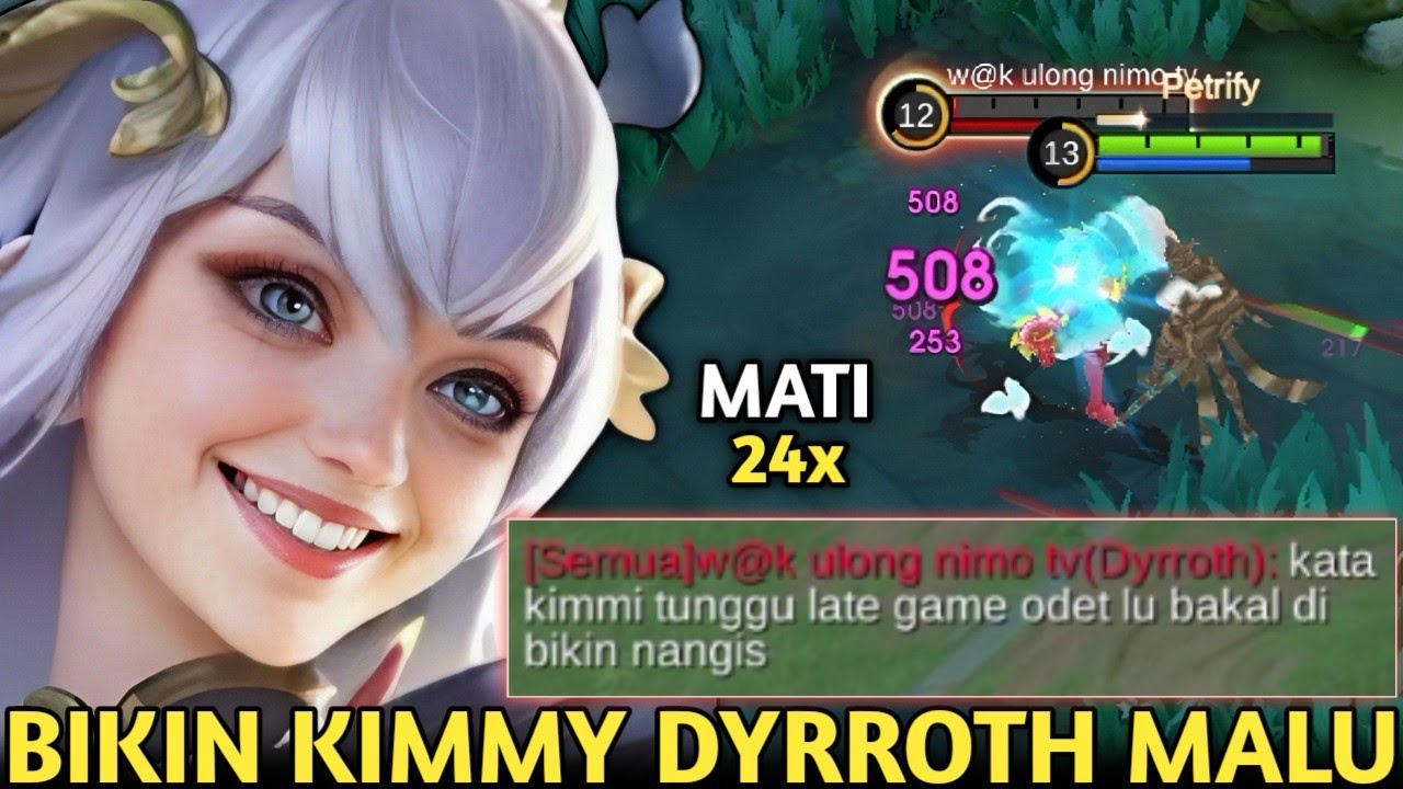 ODETTE MODE DENDAM PSIKOPAT! LOCK KIMMY & DYYROTH YG SOMBONG BGT DIAWAL SAMPE MALU MATI 2 LUSIN!MLBB
