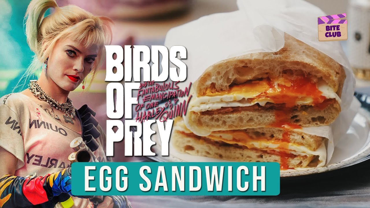 Birds of Prey: Breakfast Sandwich Recipe | Harley Quinn's beloved bite 🍳