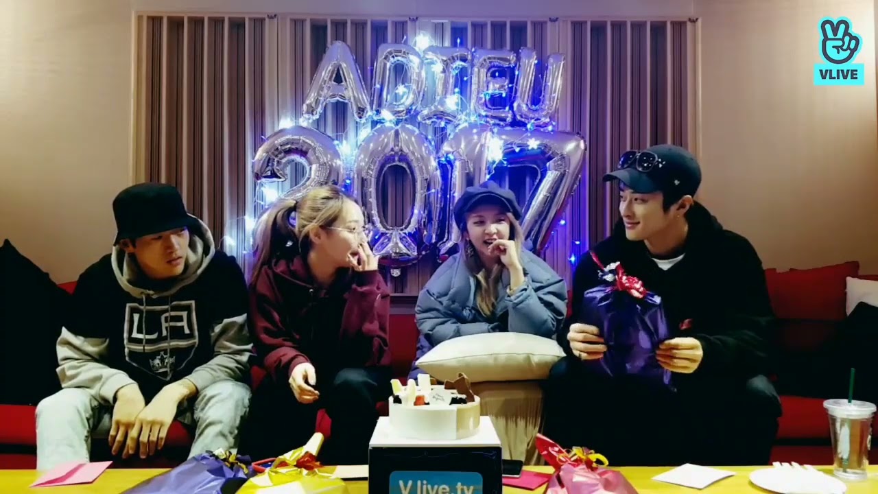 [KARD Vlive] 20171229 Adieu 2017 | OT4 BM J.SEPH SOMIN JIWOO