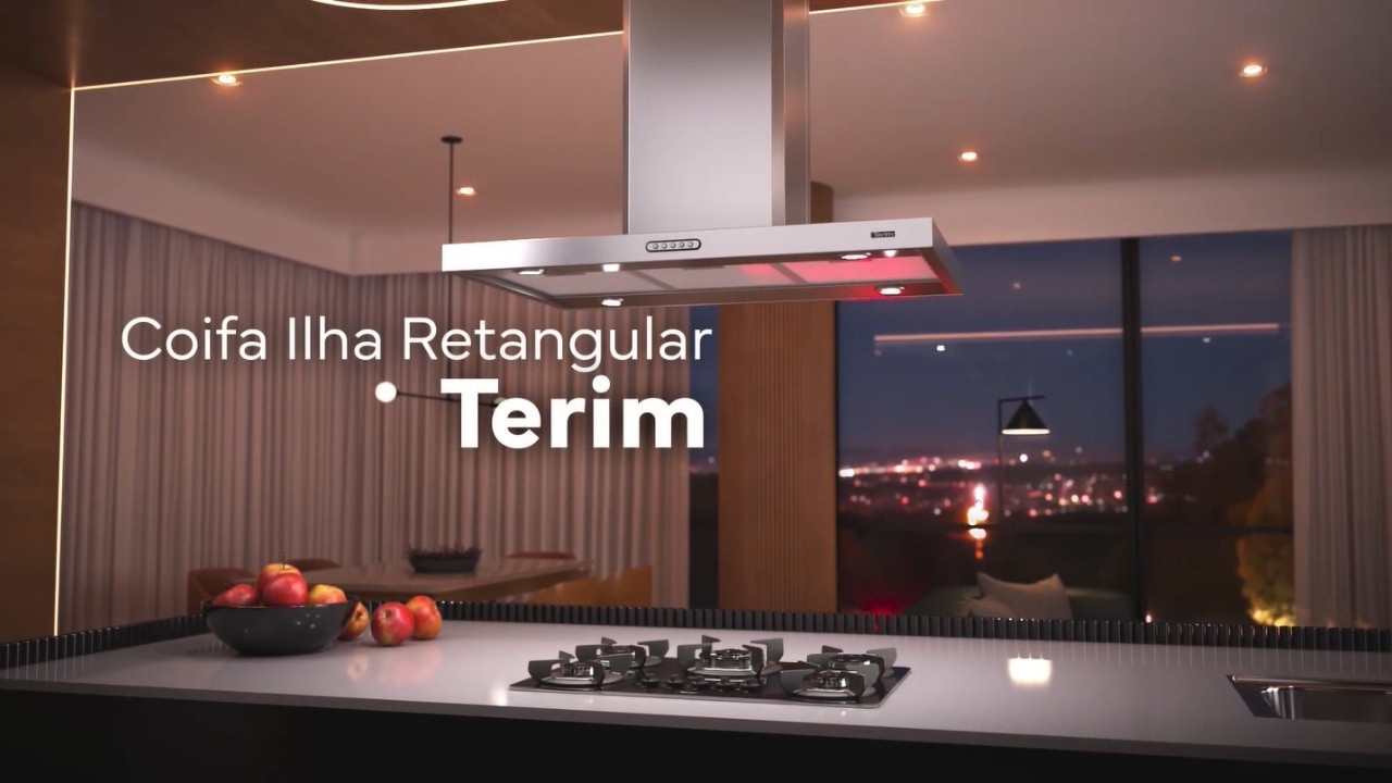 Coifa Ilha Retangular Terim