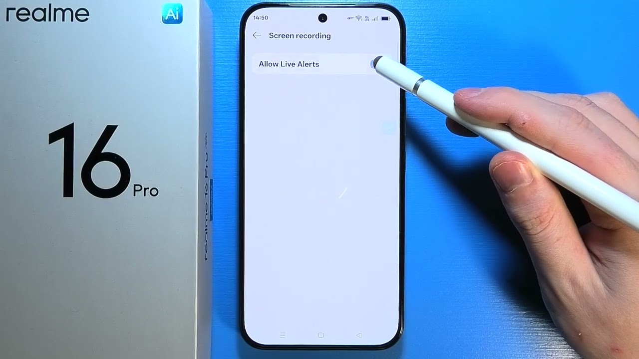 Realme 16 Pro 5G: How To Start Setup Screen Recording