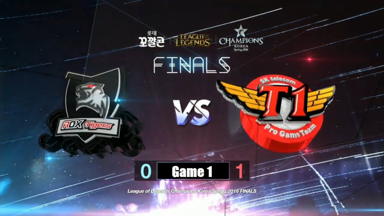 ROX Tigers vs SKT Trận 1(Hủy Diệt) - Chung Kết LCK 2016
