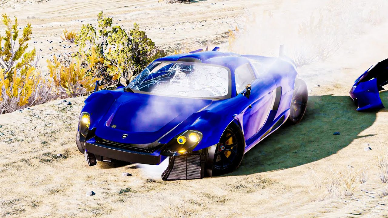 Satisfying Rollover Crashes #2 - BeamNG.drive