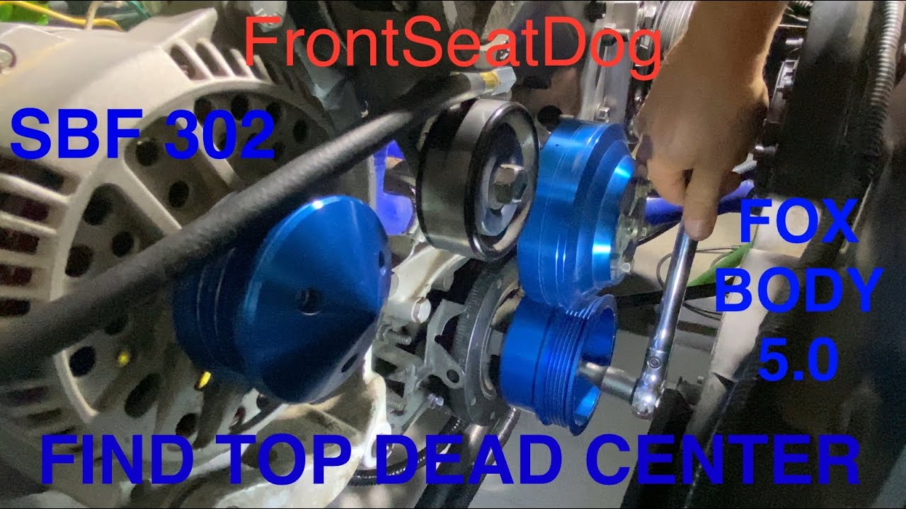 HOW TO FIND TDC TOP DEAD CENTER SBF 302 FOX BODY 5.0 #howto #car #tdc #5.0 #ford  #car #frontseatdog