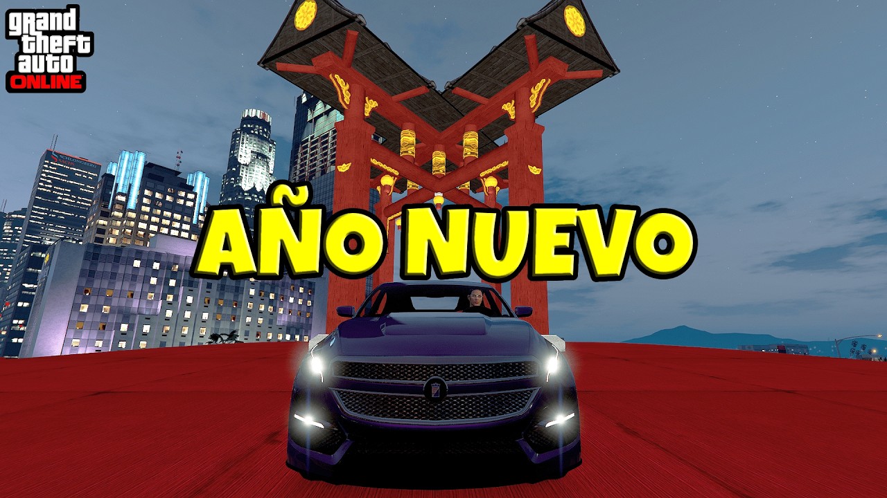 BONITAS VISTAS en PISTAS del AÑO NUEVO LUNAR - PROBANDO CARRERAS || GTA ONLINE