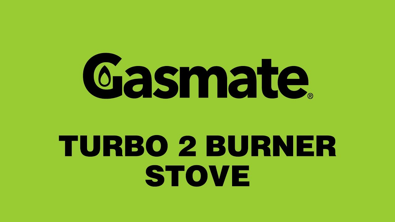 GASMATE Turbo 2 Burner Stove