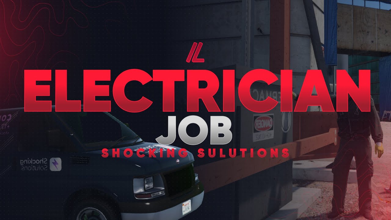 Electrician Multiplayer Job [QBCore & ESX & vRP & STANDALONE ] [Fivem Script]