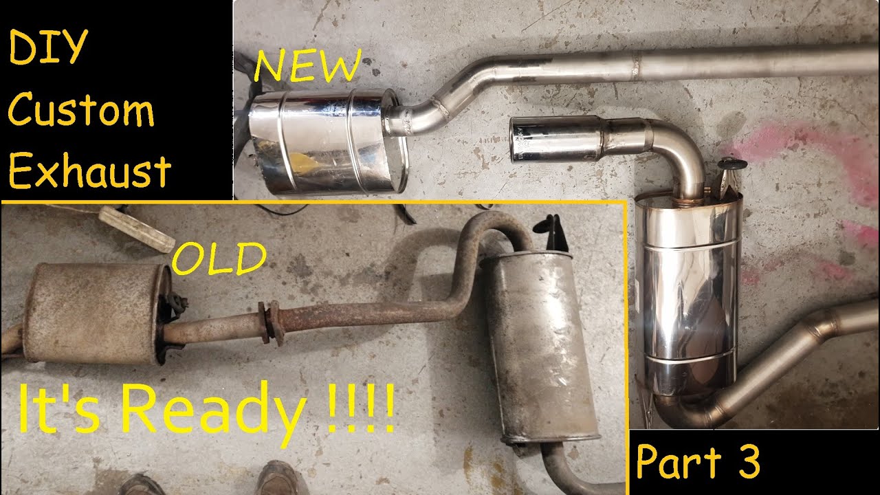 DIY custom exhaust for Audi 80 b3 Quattro, buduję nowy wydech part 3.