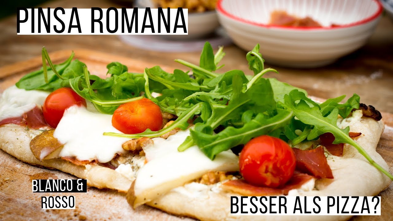 Pinsa Romana besser als Pizza Napoli 🍕 - Spezialität aus Rom - Rezept by Daughter & Dad's Sizzlezone