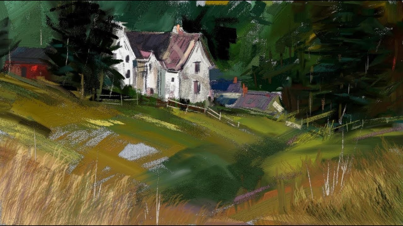 Loose and expressive Thick Paint