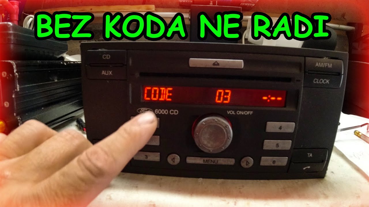 KAKO  otkodirati radio u autu ?