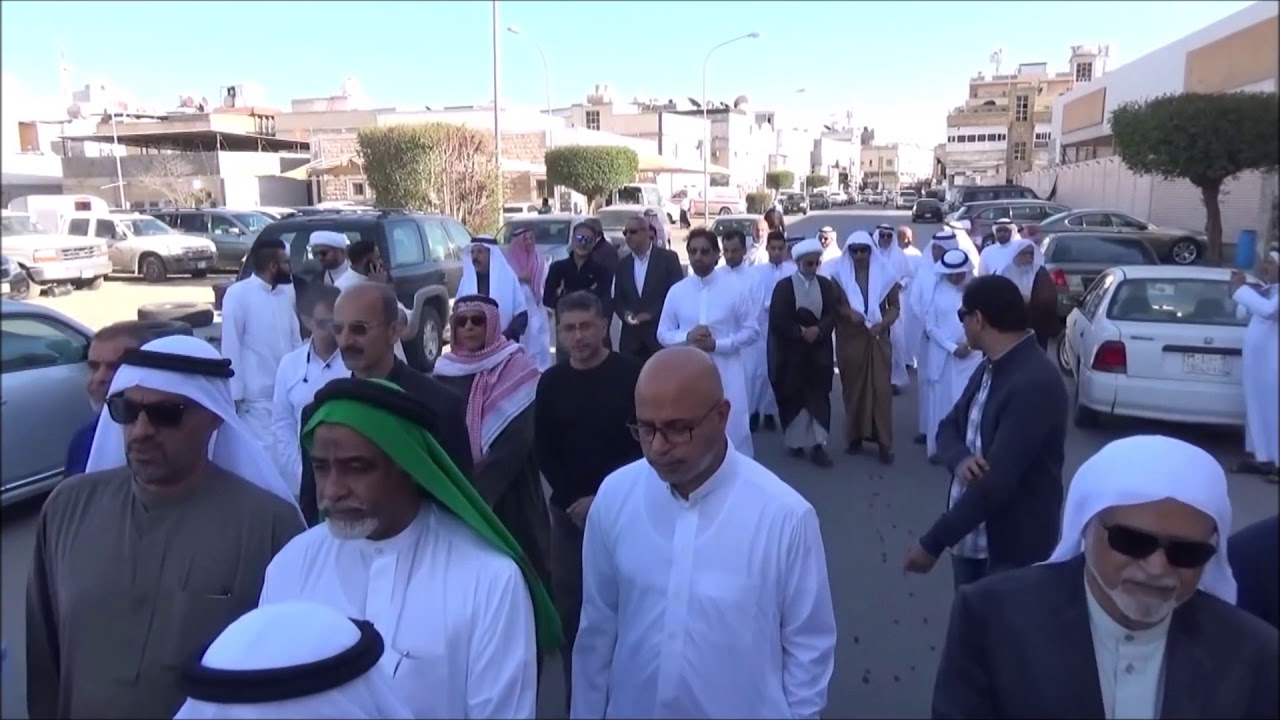 تشييع المرحوم الأديب والوجيه الحاج السيد حسن بن السيد باقر العوامي رحمه الله
