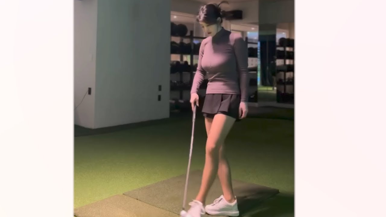 슬로우로 구분동작 너무 이해되는  KLPGA 이푸름 프로의 골프스윙!