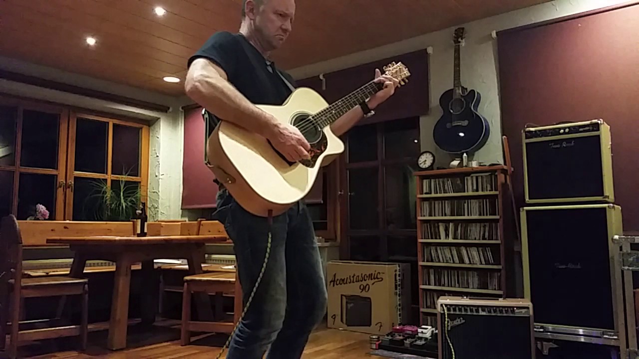Maton Guitars EBG 808 Michael Fix with Fender Acoustasonic