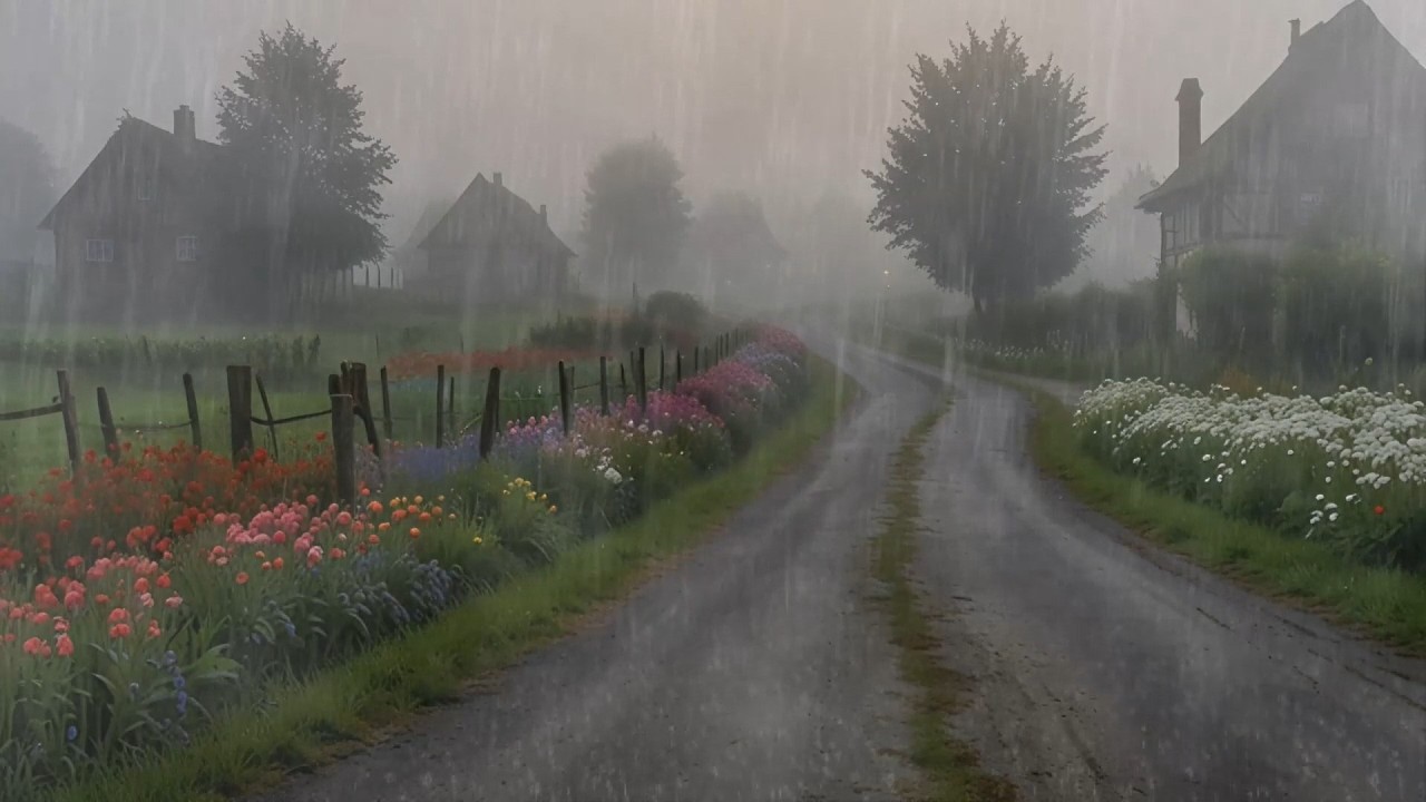 Relaxing Rainfall Ambience for Stress Relief and Quiet Sleep | Soft Rain Sounds