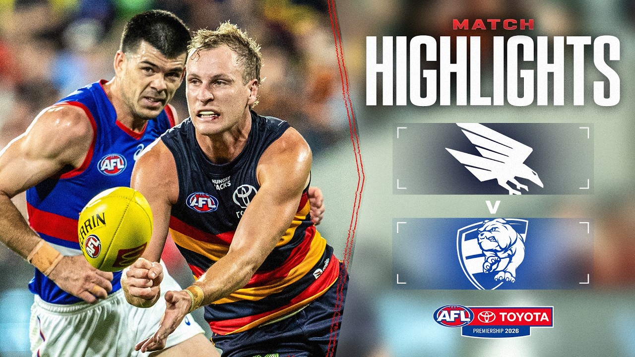 Adelaide Crows v Western Bulldogs Highlights | Round 2, 2026 | AFL