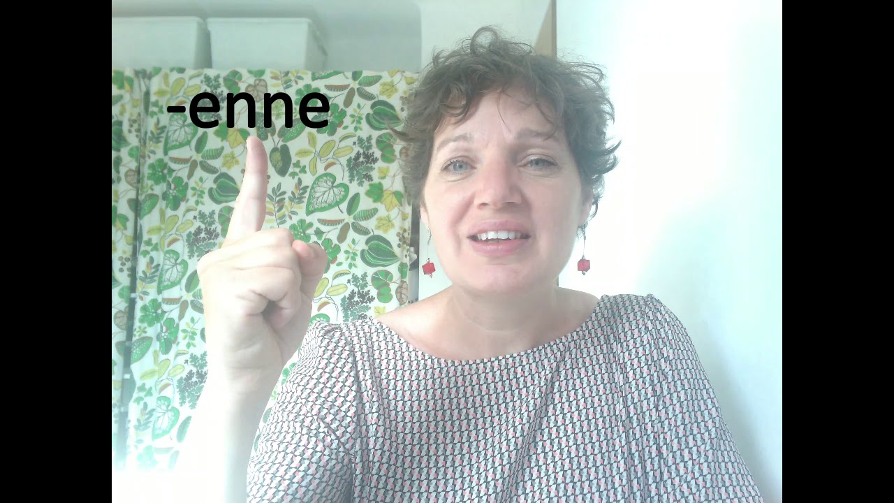 elle esse erre ette enne àla fin des mots