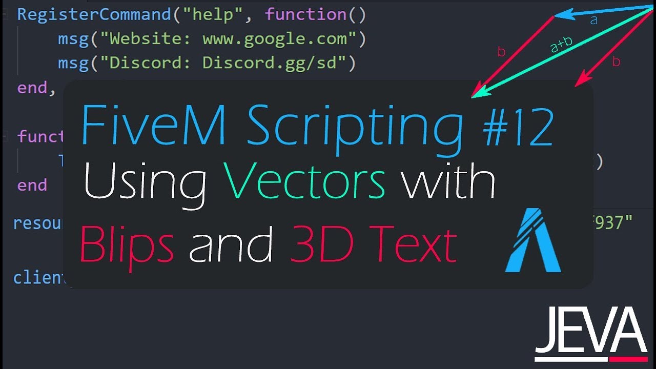 FiveM Scripting 12 - Using Vectors to Create Blips and 3D Text