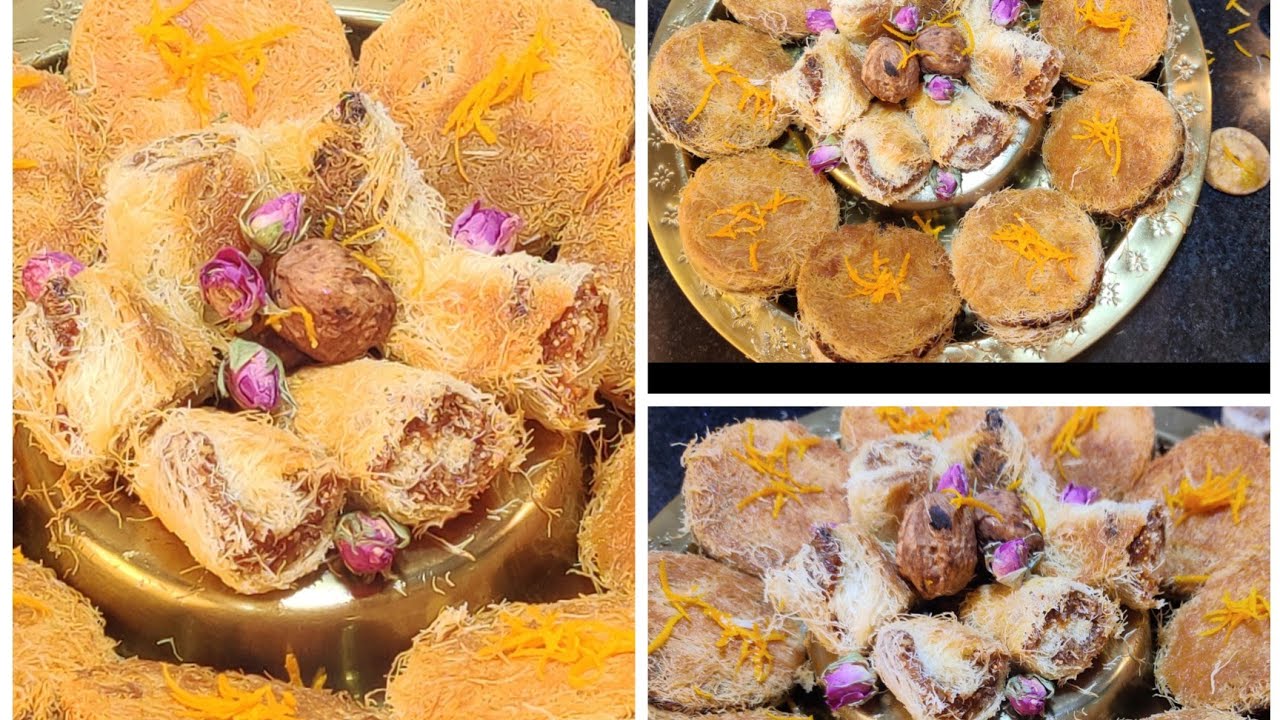 كنافة ولا اروع بالشريحة و البرتقال مع كافة تفاصيل نجاح الوصفة😍😋حلويات رمضانية