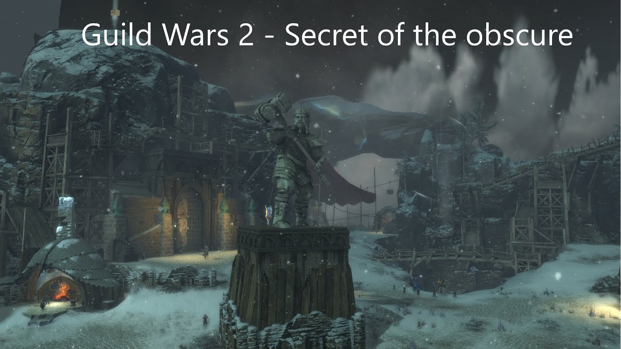 Guild Wars 2 - Secret of the obscure - Wizard's tower - Outter ring hidden POI (Isagarren Library)