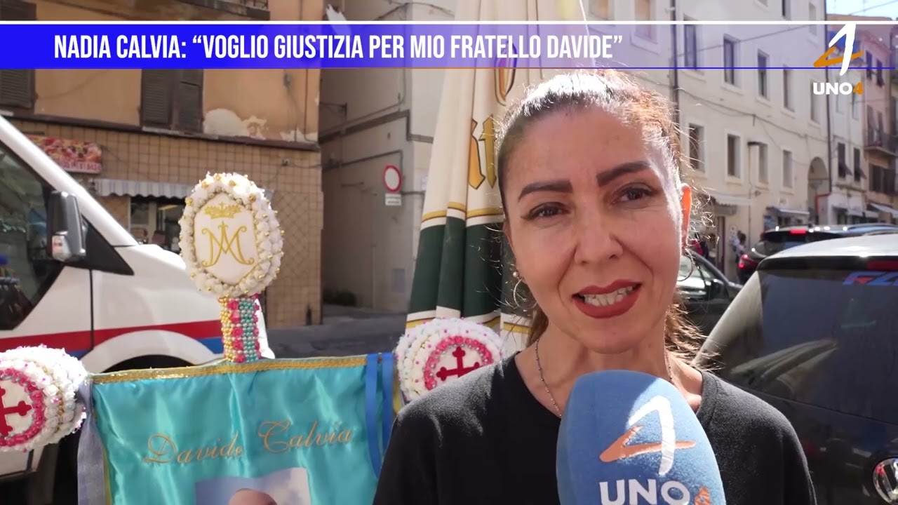 Nadia Calvia: “Voglio giustizia per mio fratello Davide”